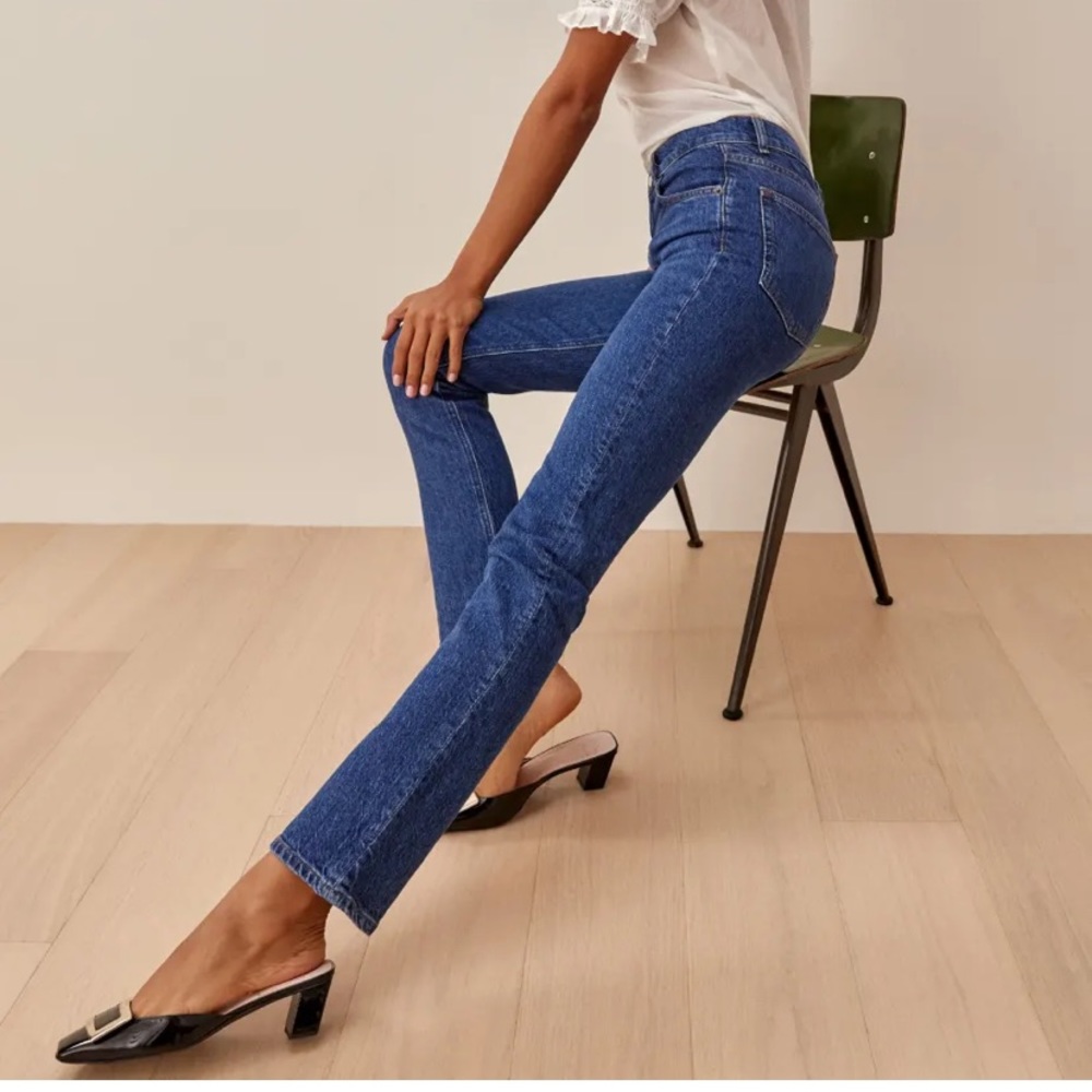 Reformation Liza High Rise Straight Jean